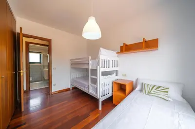 Cama o camas de una habitación en Villa Margot Piscina Privada Barbacoa Aire Acondicionado