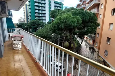 Un balcón o terraza de Bravaholidays-203 Wifi, Aire Ac.
