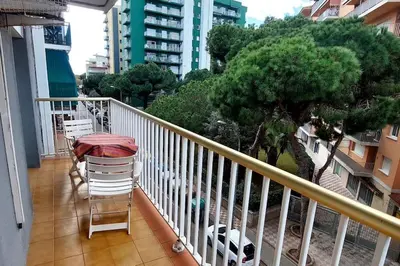 Un balcón o terraza de Bravaholidays-203 Wifi, Aire Ac.
