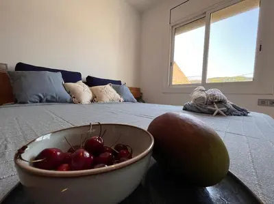 Cama o camas de una habitación en Apartamento “La Caleta”