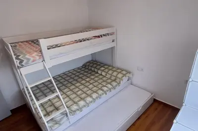 Cama o camas de una habitación en Bravaholidays-600-Mas Altaba
