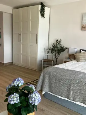 Cama o camas de una habitación en BEACH STUDIO/LOFT