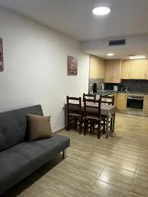Una cocina o zona de cocina en Central Apartment