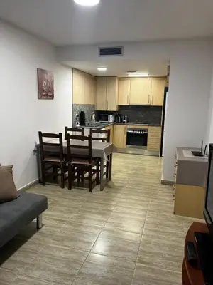 Una cocina o zona de cocina en Central Apartment