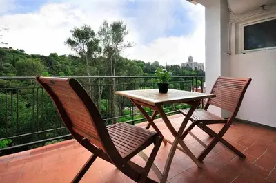 Un balcón o terraza de Apartamento con increíbles vistas y terraza