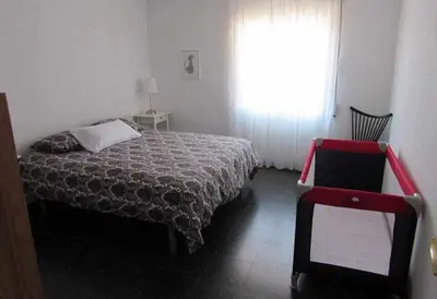 Cama o camas de una habitación en Apartamento con increíbles vistas y terraza