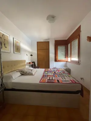 Cama o camas de una habitación en Apartament amb vistes