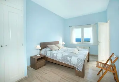 Cama o camas de una habitación en Mar Bona