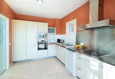 Una cocina o zona de cocina en Mar Bona