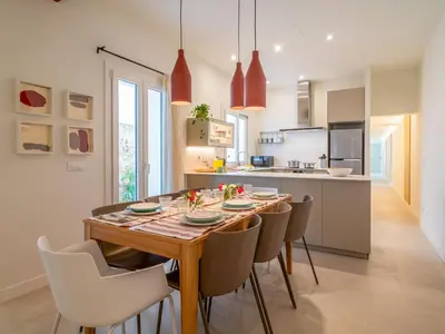 Una cocina o zona de cocina en Holiday Home Rita by Interhome