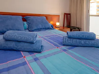 Cama o camas de una habitación en Apartment Colom by Interhome