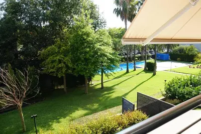 Piscina en o cerca de Piso en puerto Platja de Aro