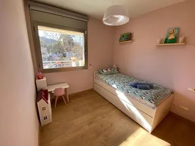 Cama o camas de una habitación en Piso en puerto Platja de Aro