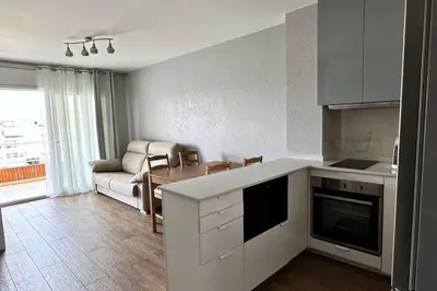 Una cocina o zona de cocina en Apartamento Costa Brava, Blanes
