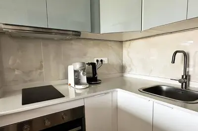 Una cocina o zona de cocina en Apartamento Costa Brava, Blanes