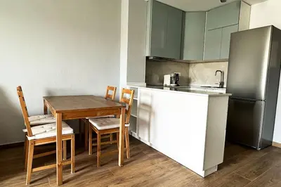 Una cocina o zona de cocina en Apartamento Costa Brava, Blanes