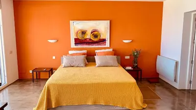 Cama o camas de una habitación en Villa El Casot