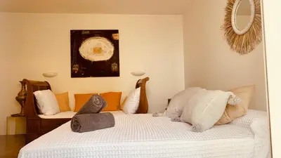 Cama o camas de una habitación en Villa El Casot