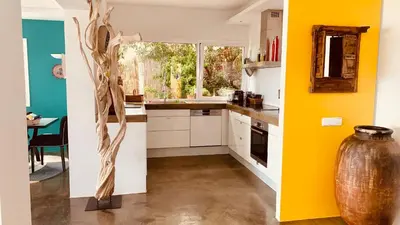 Una cocina o zona de cocina en Villa El Casot