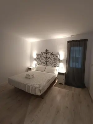 Cama o camas de una habitación en Aiguaneu S'Auguer