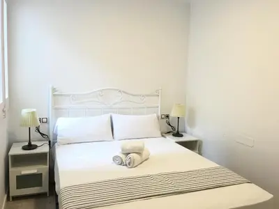 Cama o camas de una habitación en Aiguaneu Sa Carbonera