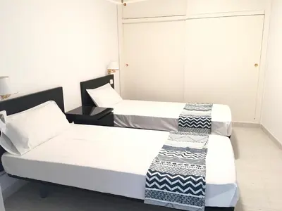 Cama o camas de una habitación en Aiguaneu Sa Marina