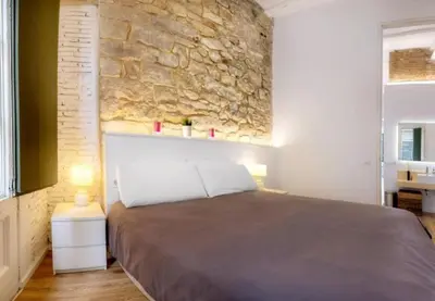 Cama o camas de una habitación en Old Town spain nuna
