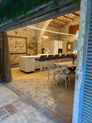 Zona de estar de Mas Carreras 1846 HISTORIC LUXURY HOUSE