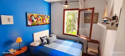 Cama o camas de una habitación en Begur-Sa Tuna-Costa Brava-Rent House with Pool
