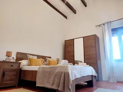 Cama o camas de una habitación en Mas Fina