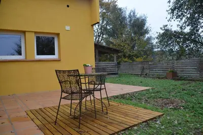 Jardín al aire libre en Apartament rural Can Ramon