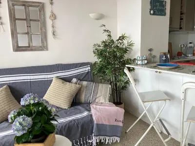Zona de estar de Beach studio loft Costa Brava