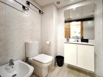 Un baño de Apartamento 5 min a pie de playa de Lloret de Mar