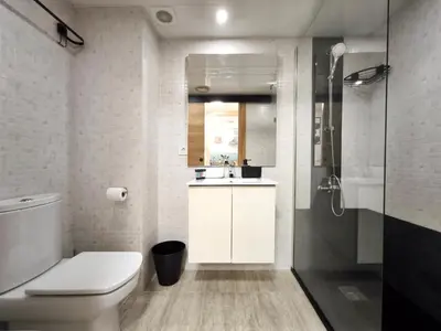 Un baño de Apartamento 5 min a pie de playa de Lloret de Mar
