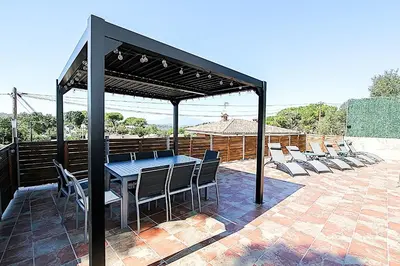 Un balcón o terraza de Villa Esperanza