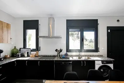 Una cocina o zona de cocina en Villa Esperanza