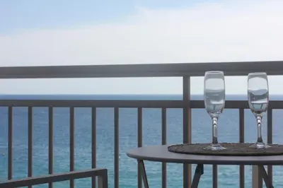 Un balcón o terraza de Apartamento primera línea de mar