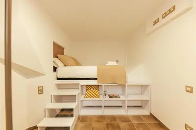Litera o literas de una habitación en Bravissimo Mercadal, Monthly Apartment