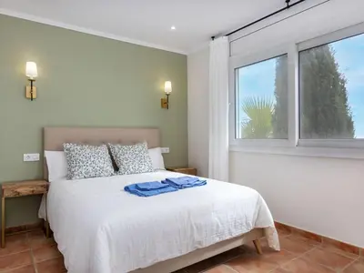 Cama o camas de una habitación en Villa Panorama-2 by Interhome
