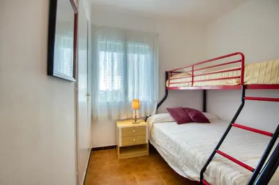 Cama o camas de una habitación en Bosmar 10F