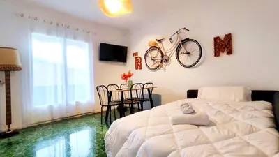 Cama o camas de una habitación en THE ROOM - APARTMENT IN LLORET