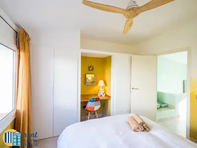 Cama o camas de una habitación en Casa Anima en Platja d'Aro