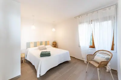 Cama o camas de una habitación en Blau d'Aro - Encanto y Relax en Platja d'Aro - Vistas al Mar y Parking privado