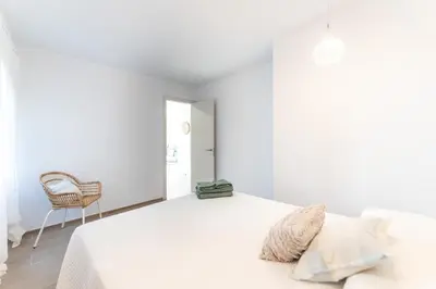Cama o camas de una habitación en Blau d'Aro - Encanto y Relax en Platja d'Aro - Vistas al Mar y Parking privado