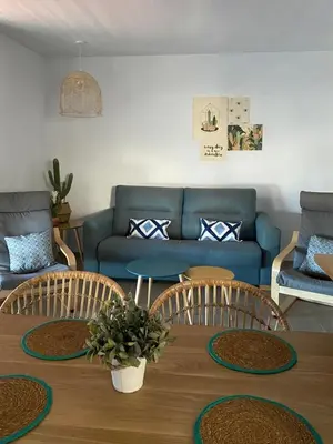 Zona de estar de Blau d'Aro - Encanto y Relax en Platja d'Aro - Vistas al Mar y Parking privado