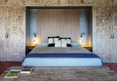 Cama o camas de una habitación en Finca Bell-Lloc