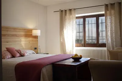 Cama o camas de una habitación en Finca Bell-Lloc
