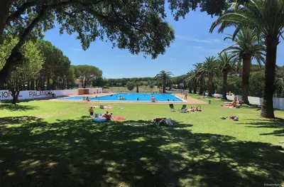 Piscina en o cerca de Cozy Glamping Chalet in Palams with Garden View