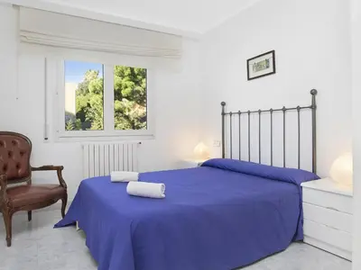 Cama o camas de una habitación en 0320 Apartament in Calella de Palafrugell
