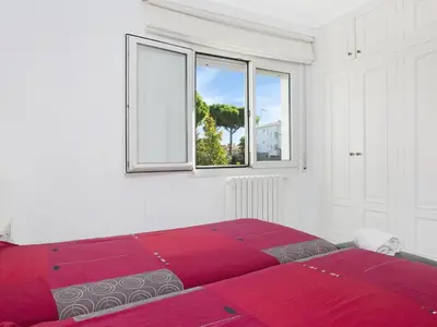 Cama o camas de una habitación en 0320 Apartament in Calella de Palafrugell
